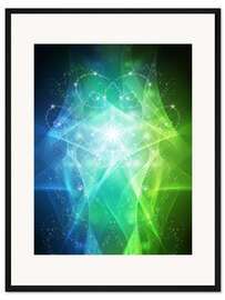 Gerahmter Kunstdruck Drachenkraft-Energie - REINIGUNG