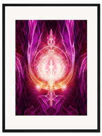 Gerahmter Kunstdruck Drachenkraft-Energie - SELBSTBEWUSSTSEIN