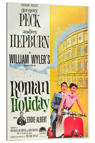 Stampa su plexi-alluminio Vacanze romane (inglese)