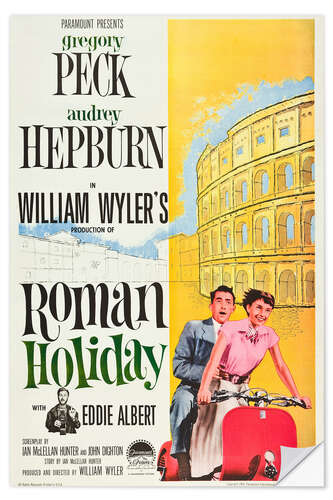Wall sticker Roman Holiday