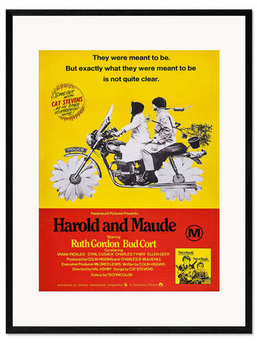 Impression artistique encadrée Harold et Maude (anglais)