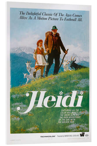 Acrylic print Heidi (1965)