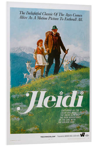 Tableau en PVC Heidi - 1965 (anglais)