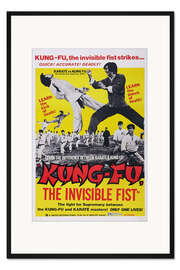 Gerahmter Kunstdruck KUNG-FU