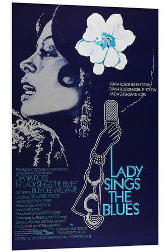 Foam board print Lady Sings the Blues