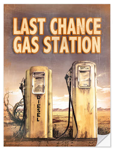 Sisustustarra Diesel - Last chance gas station