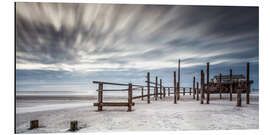 Aluminium print St Peter Ording Cloud