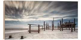 Obraz na drewnie St Peter Ording Cloud