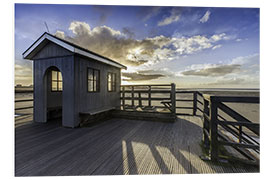 Foam board print St. Peter-Ording shelter