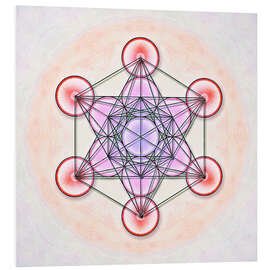 Foam board print Metatron's Cube