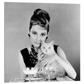 Gallery print Breakfast at Tiffany&#039;s - Audrey with Cat