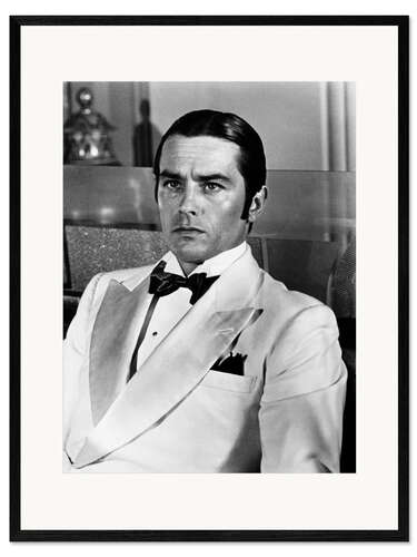 Framed art print Alain Delon - Borsalino