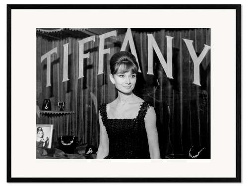 Stampa artistica con cornice Audrey Hepburn