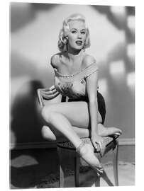 Akrylglastavla Mamie Van Doren