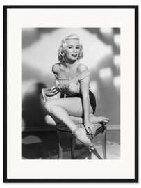 Gerahmter Kunstdruck Mamie Van Doren