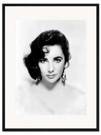 Gerahmter Kunstdruck Elizabeth Taylor Portrait I
