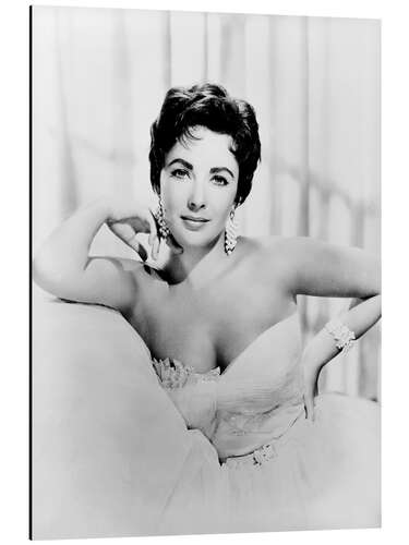 Aluminium print Elizabeth Taylor Portrait II