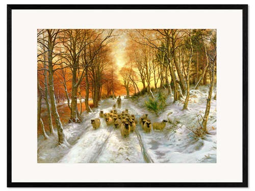 Framed art print Through the Calm and Frosty Air