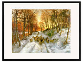 Framed art print Through the Calm and Frosty Air