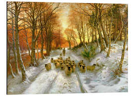 Magnettafel Durch die ruhige und frostige Luft