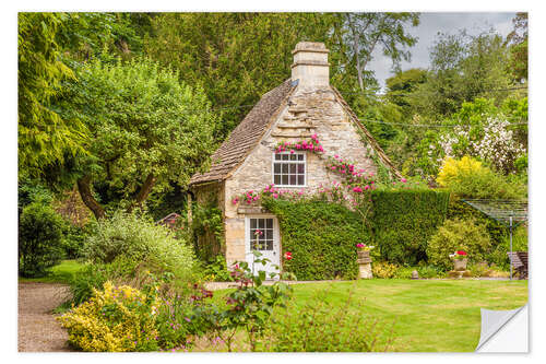 Wall sticker Idyllic cottage in Wiltshire (England)