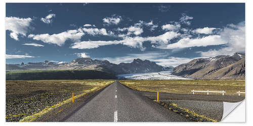 Wandsticker Island - Gletscher Straße