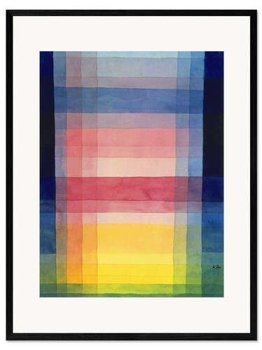 Framed art print Architecture of the plain