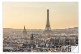 Naklejka na ścianę Paris in the evening light