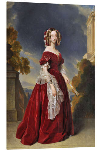 Akrylbilde Queen Marie Louise van België