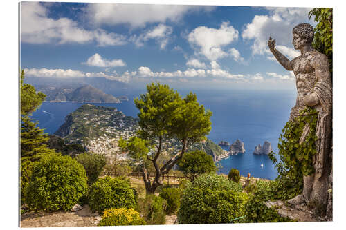 Tableau en plexi-alu Monte Solaro on Capri (Italy)