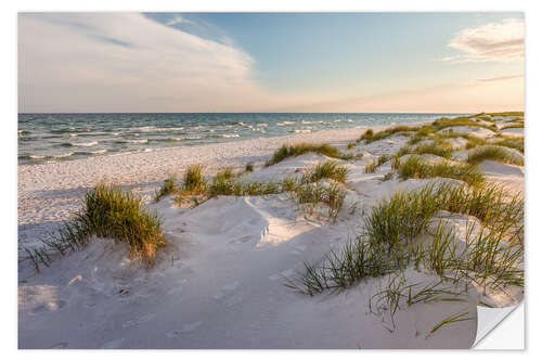 Autocolante decorativo Beach Dueodde on Bornholm (Denmark)