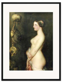 Gerahmter Kunstdruck La belle Rosine