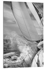 Gallery print Sailing black / white