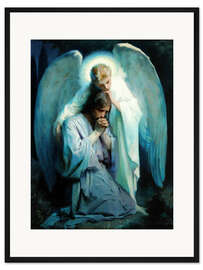 Gerahmter Kunstdruck Die Qual im Garten