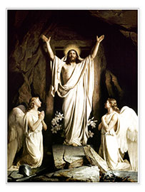 Poster  Jesu uppståndelse - Carl Bloch