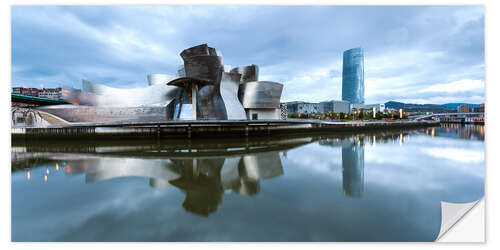 Selvklebende plakat Guggenheim Museum of Bilbao