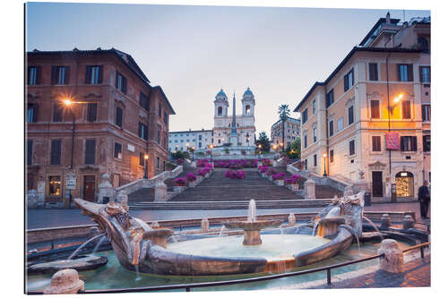 Galleritryk View from the Bernini fountain, Rome, Italy II