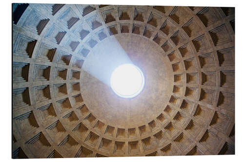 Obraz na aluminium Ceiling of the Pantheon temple, Rome