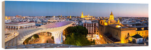 Cuadro de madera Sevilla con la Giralda