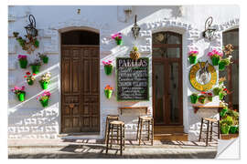 Vinilo para la pared Typical bar in Andalusia