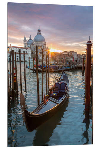 Gallery print Gondola and Basilica, Venice