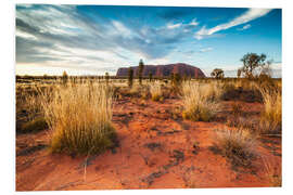 PVC-tavla Red Desert at Ayers Rock