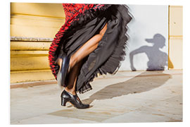 PVC-tavla Flamenco dancer