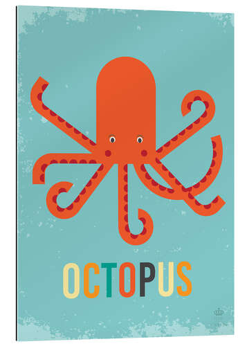 Gallery Print ABC Octopus (Englisch)