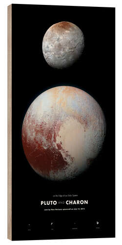 Wood print Pluto family portrait