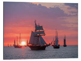 Magnettafel Segelschiffe auf der Ostsee während der Hanse Sail