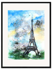 Framed art print Memory of Paris