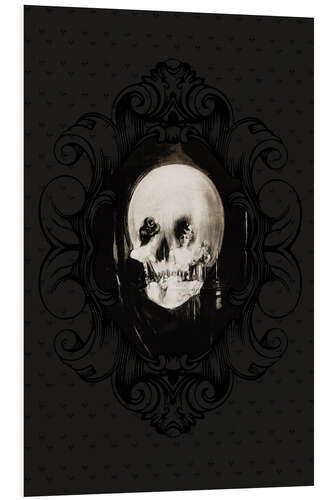 Foam board print All is vanity (Baroque Frame)