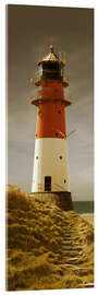 Acrylic print  Lighthouse in the evening light - Monika Jüngling