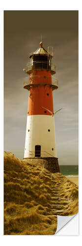 Wall sticker Lighthouse in the evening light